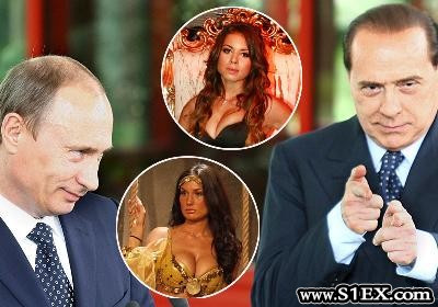Berlusconi és Putyin együtt kurváztak